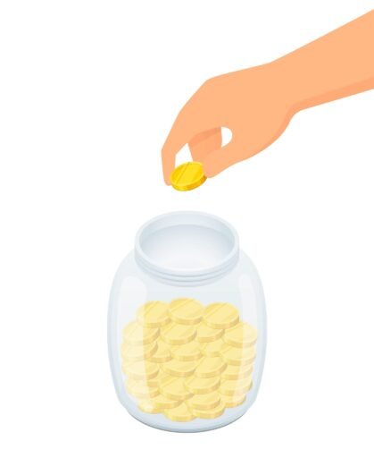 build savings on a tight budget illustration