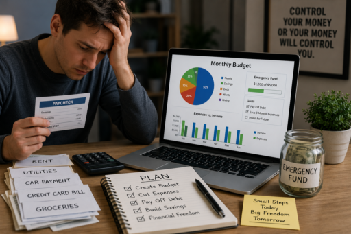 how to stop living paycheck to paycheck