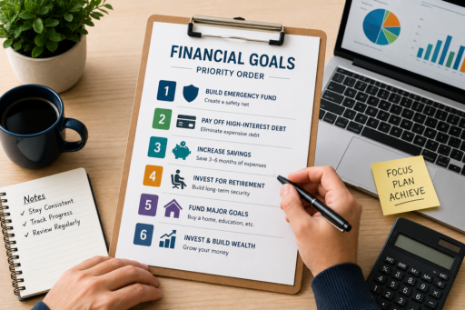 prioritize financial goals