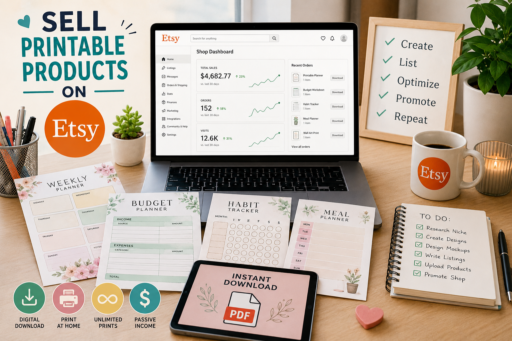sell printable products on Etsy