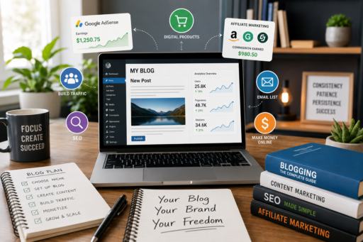 start a blog that makes money