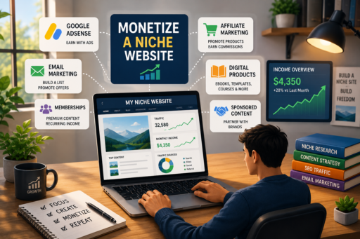 monetize a niche website