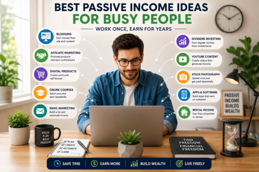 passive income ideas for busy people