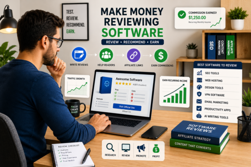 make money reviewing software