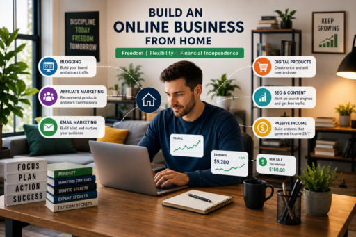 build an online business from home