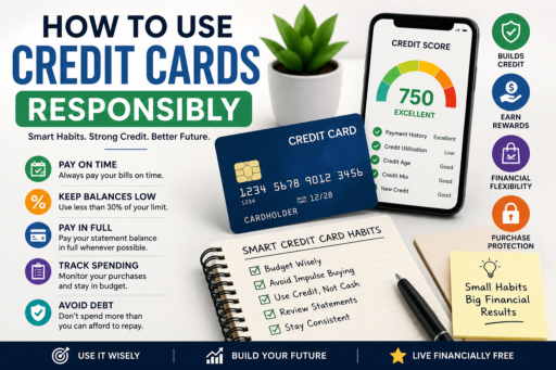 How to Use Credit Cards Responsibly beginner finance guide