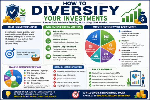 Diversify Your Investments infographic guide