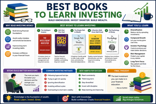 Best Books to Learn Investing infographic guide