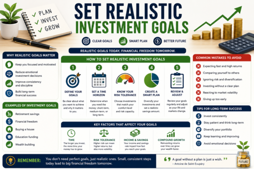 Set Realistic Investment Goals infographic guide