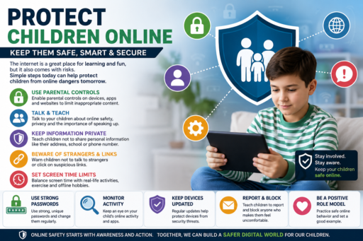Protect Children Online infographic guide