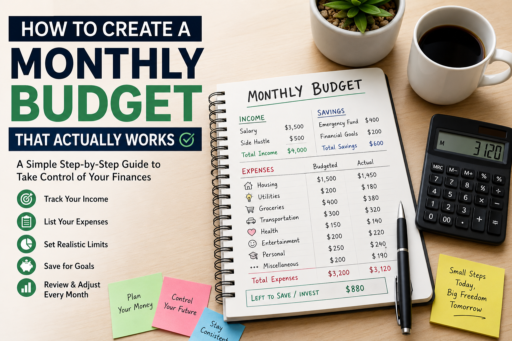 How to Create a Monthly Budget That Actually Works using income tracking expense management and savings goals
