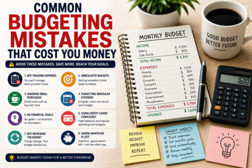 Common Budgeting Mistakes That Cost You Money with budgeting errors expense tracking and financial planning concepts