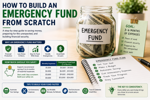 How to Build an Emergency Fund From Scratch with emergency savings goals budgeting and financial planning