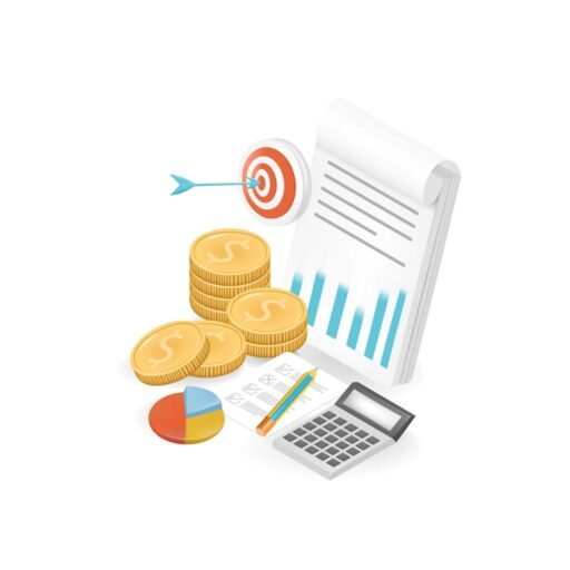 financial goals planning illustration