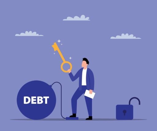 stay debt free after paying off debt illustration