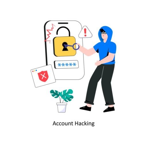 recover hacked account illustration