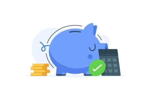 save money every month illustration
