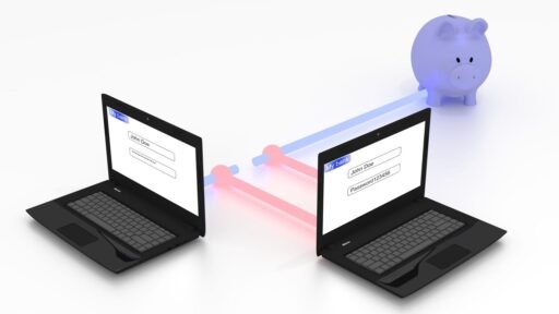public wifi hacking illustration