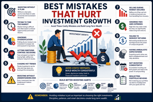 Common Mistakes That Hurt Investment Growth and Reduce Long-Term Returns