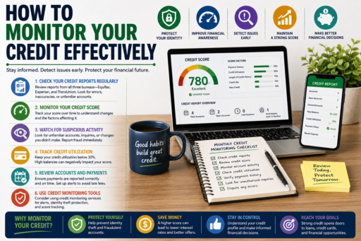 Credit Monitoring and Credit Report Tracking for Better Financial Health