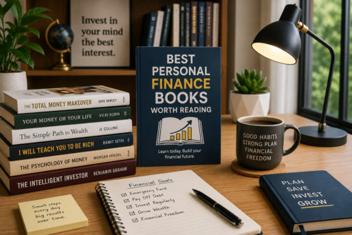 Best Personal Finance Books Worth Reading featuring finance books, budgeting, investing, and wealth-building resources