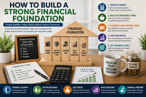 Build a Strong Financial Foundation using budgeting savings debt reduction and financial planning strategies